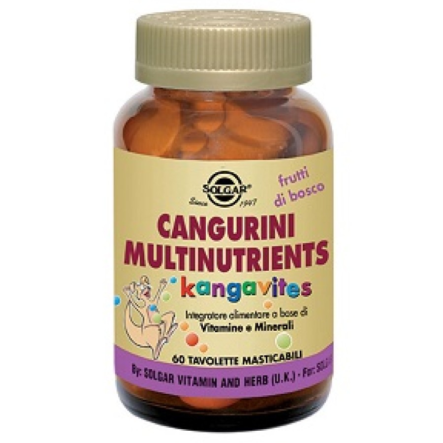 CANGURINI MULTINUTRIENTS FRUTTI TROPICALI 60 COMPRESSE