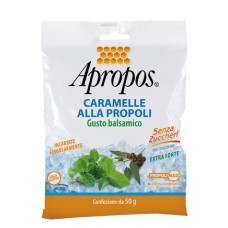 APROPOS CARAMELLE DURE ALLA PROPOLI BALSAMICHE SENZA ZUCCHERO 50 G
