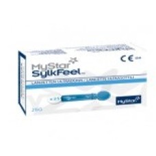 LANCETTE PUNGIDITO MYSTAR SYLKFEEL LANCETS GAUGE 28 25 PEZZI