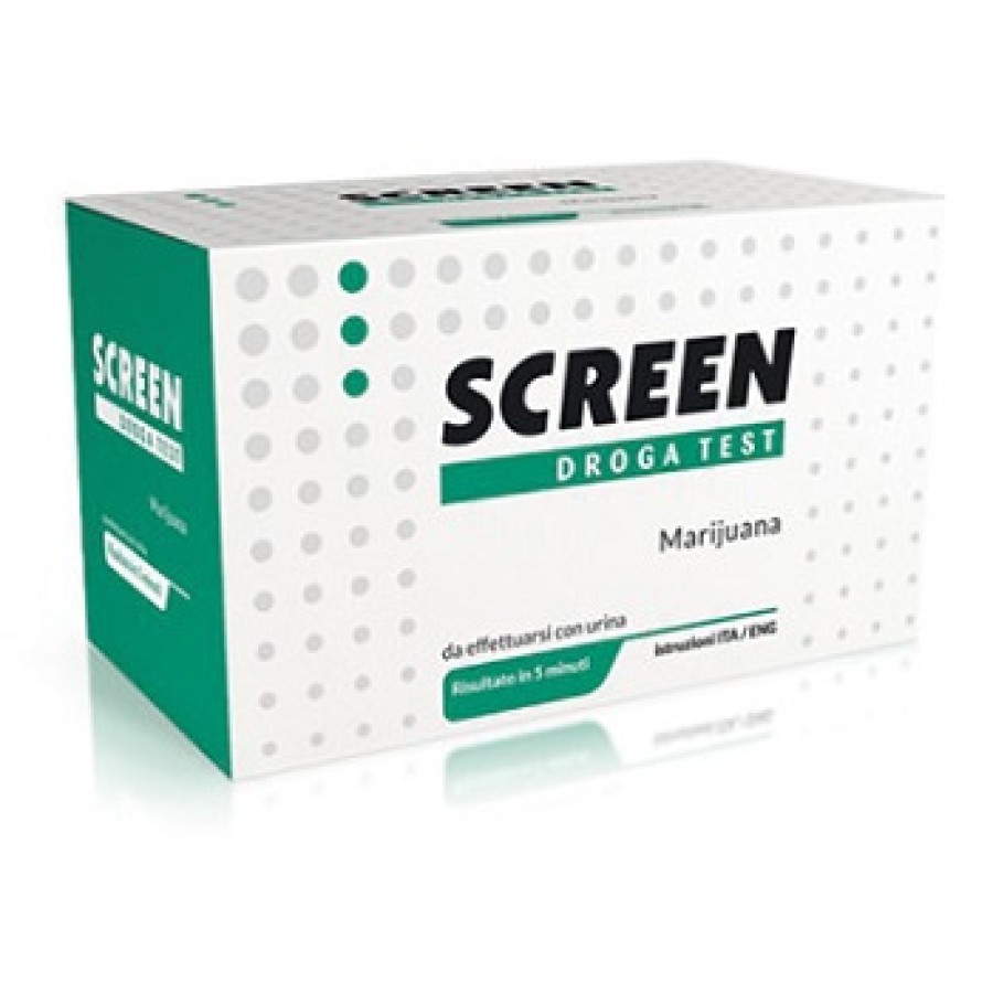SCREEN DROGA TEST MARIJUANA CON CONTENITORE URINA