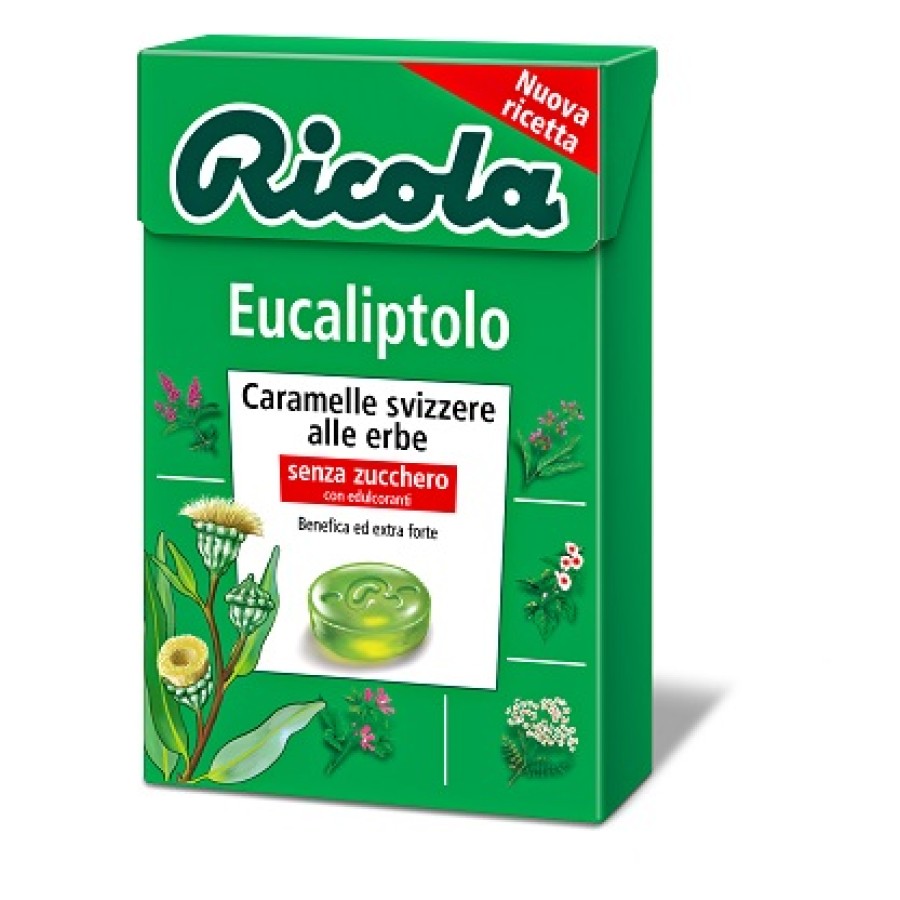 RICOLA EUCALIPTOLO SENZA ZUCCHERO 50 G