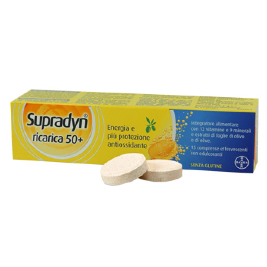 SUPRADYN RICARICA 50+ 15 COMPRESSE EFFERVESCENTI