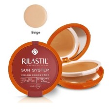 RILASTIL SUN SYSTEM PHOTO PROTECTION THERAPY SPF50+ COMPATTO BEIGE 10 ML