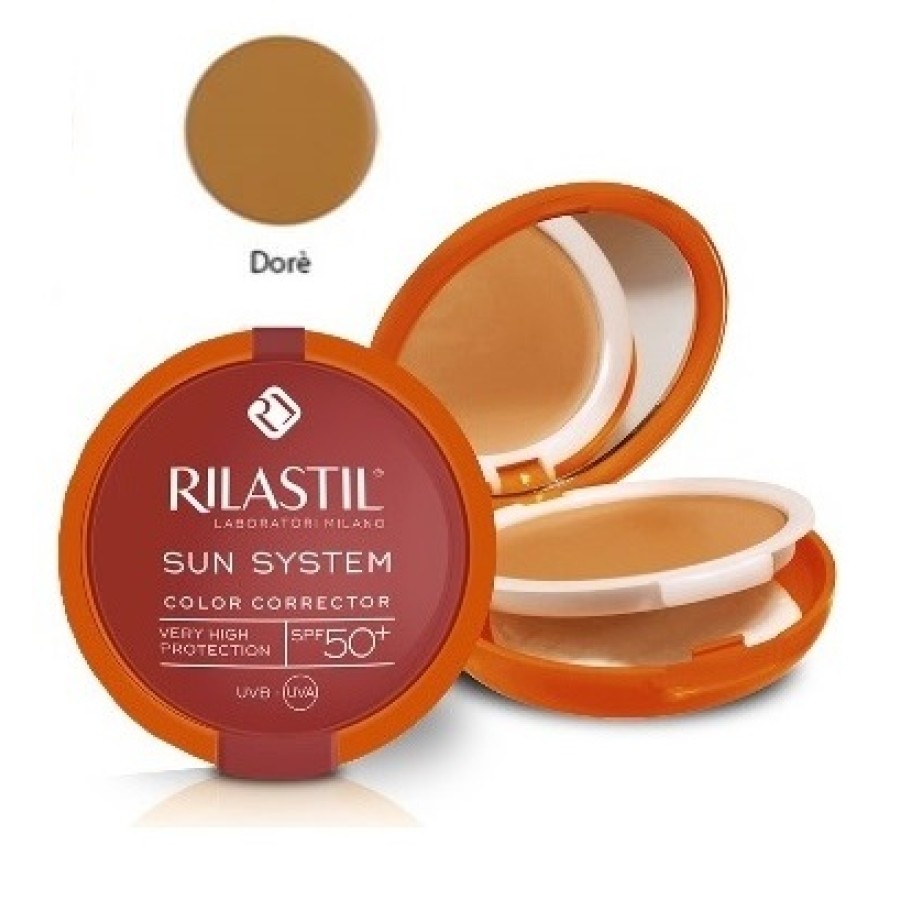 RILASTIL SUN SYSTEM PHOTO PROTECTION THERAPY SPF50+ COMPATTO DORE' 10 ML