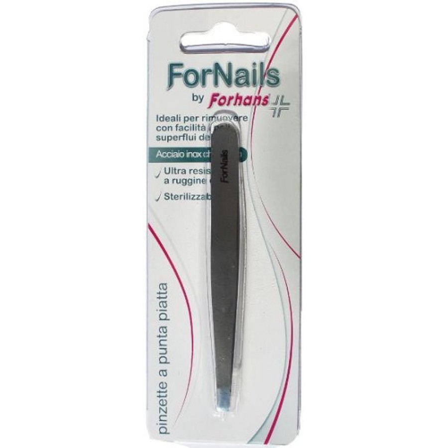 FORHANS PINZETTA A PUNTA PIATTA 9,5 CM