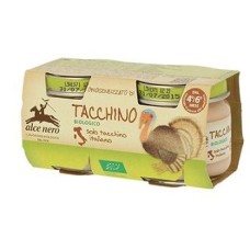 OMOGENEIZZATO DI TACCHINO BABY FOOD BIO 2 X 80 G