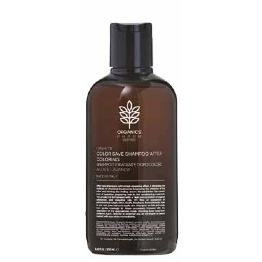 ORGANICS PHARM COLOR SAVE SHAMPOO AFTER COLORING ALOE AND LAVENDER