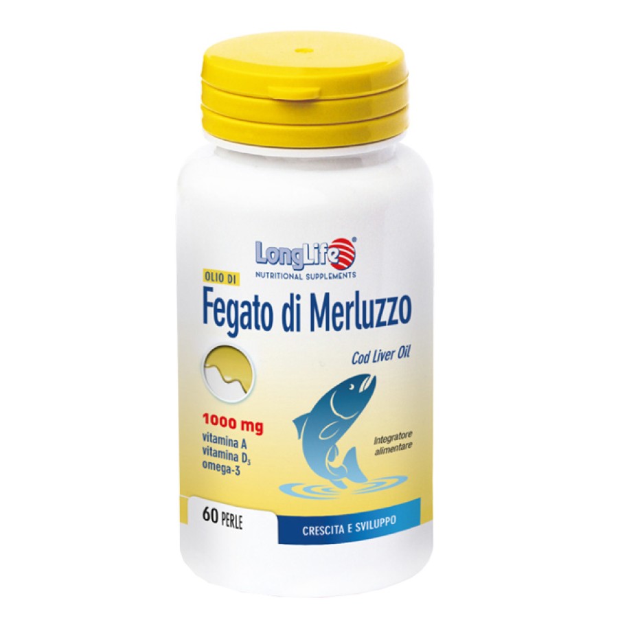 LONGLIFE OLIO FEGATO MERLUZZO 1000 MG 60 PERLE