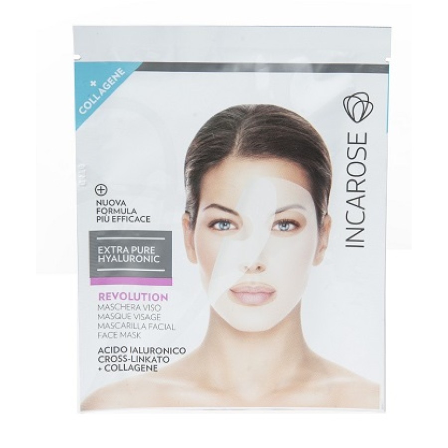 INCAROSE EPH REVOLUTION MASCHERA VISO ACIDO IALURONICO CROSSLINKATO + COLLAGENE