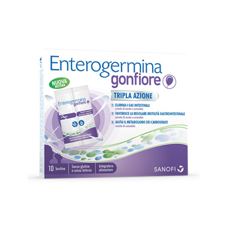 ENTEROGERMINA GONFIORE 10 BUSTINE BIPARTITE