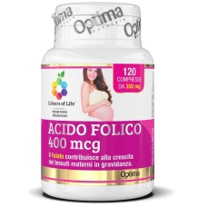 COLOURS OF LIFE ACIDO FOLICO 400 MCG 120 COMPRESSE 350 MG