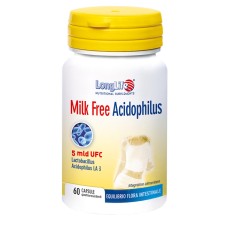 LONGLIFE MILK FREE ACIDOPHILUS 60 CAPSULE VEGETALI