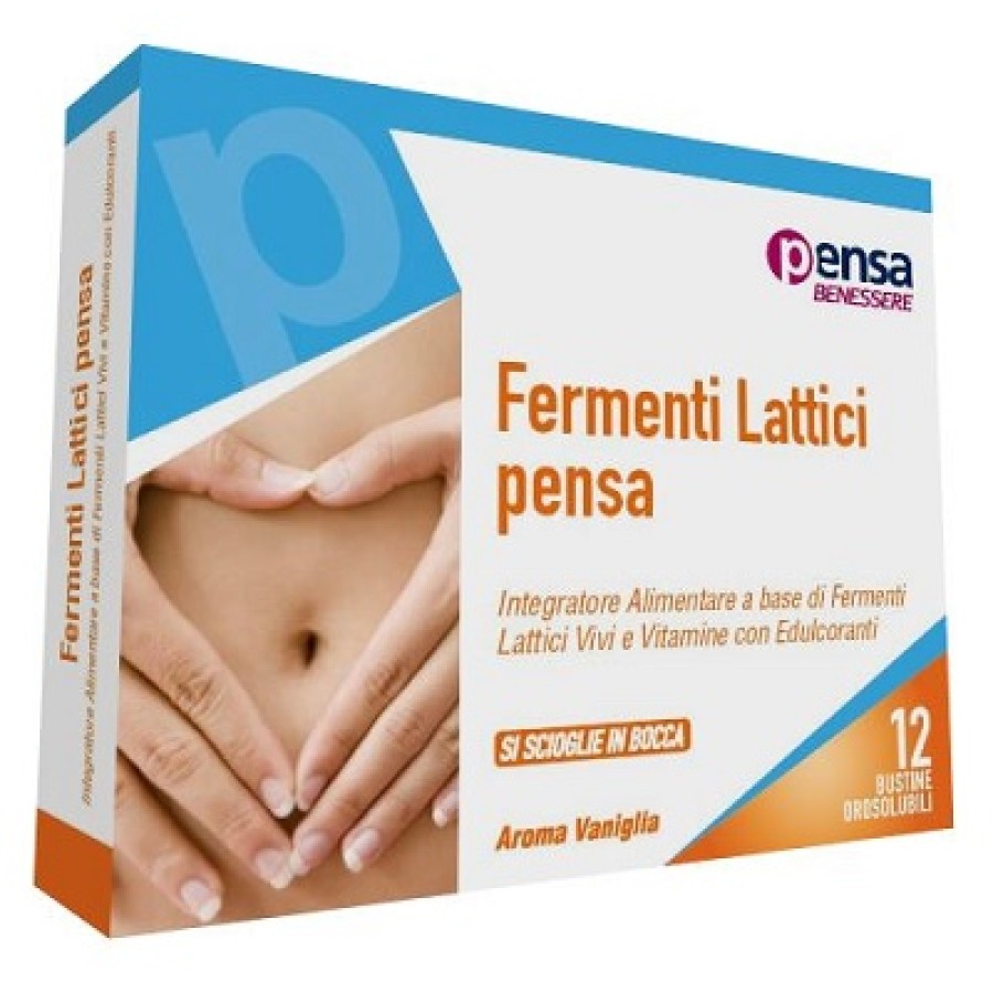 FERMENTI LATTICI VIVI E VITAMINE B 12 VANIGLIA BUSTINE OROSOLUBILI