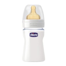CHICCO BIBERON WELL BEING IN VETRO NON DECORATORATO DA 150 ML NORMAL LATTICE