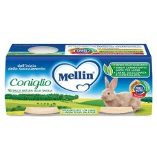MELLIN OMOGENEIZZATO CONIGLIO 2X120 G