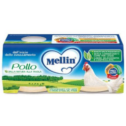 MELLIN OMOGENEIZZATO POLLO 2 X 80 G