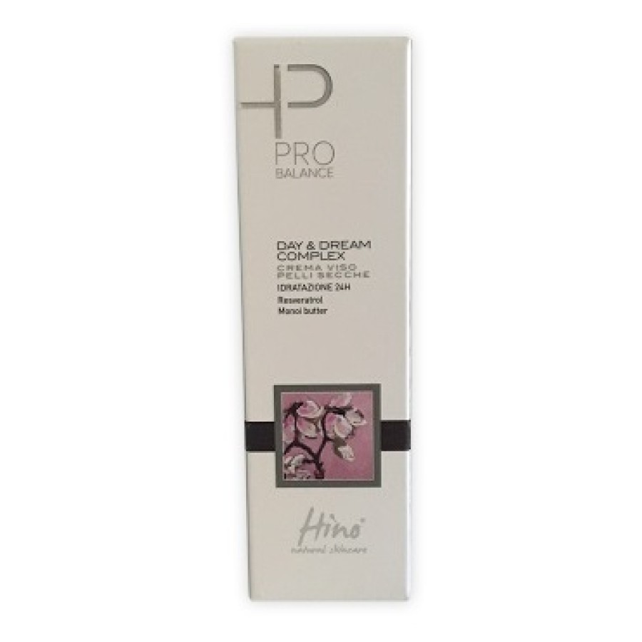 HINO NATURAL SKINCARE PRO BALANCE DAY & DREAM COMPLEX CREMA VISO PELLI SECCHE 50 ML