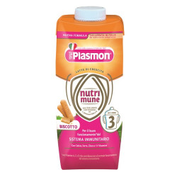 PLASMON NUTRI-MUNE 3 BISCOTTO LIQUIDO 12 X 500 ML