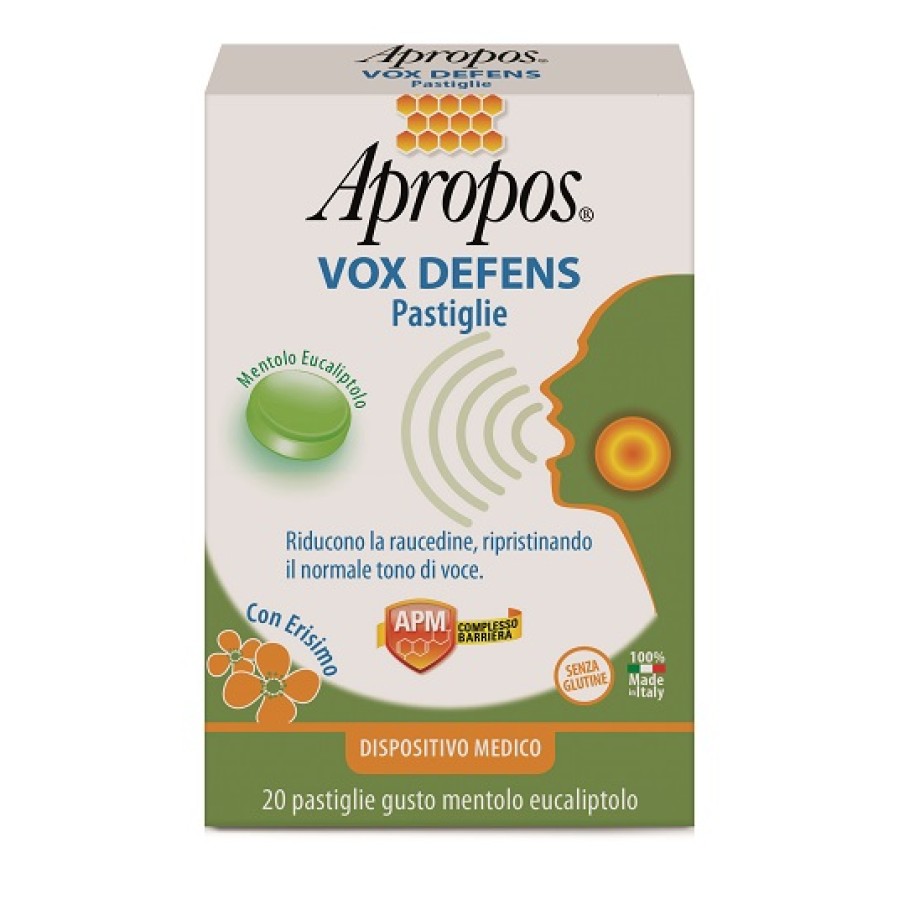 APROPOS VOX DEFENS MENTOLO EUCALIPTOLO 20 PASTIGLIE