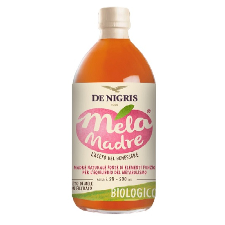 MELA MADRE ACETO MELE BIOLOGICO NON FILTRATO E NON PASTORIZZATO 500 ML
