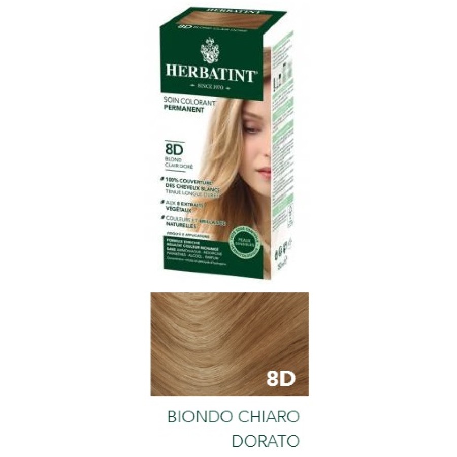 HERBATINT 8D BIONDO CHIARO DORATO 150 ML