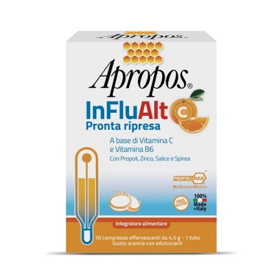 APROPOS INFLUALT C PRONTA RIPRESA 10 COMPRESSE EFFERVESCENTI