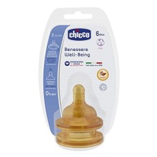 CHICCO TETTARELLA WELL BEING 6 MESI+ FOOD LATTICE 2 PEZZI
