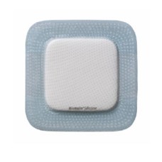 MEDICAZIONE BIATAIN IN SCHIUMA DI POLIURETANO CON BORDO ADESIVO IN SILICONE 10X20 CM 5 PEZZI