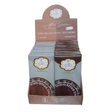 TAVOLETTA CIOCCOLATO AL LATTE SENZA ZUCCHERO 100 G