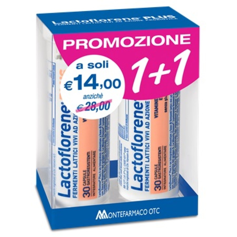 LACTOFLORENE PLUS BIPACK 30 CAPSULE 26,40 G
