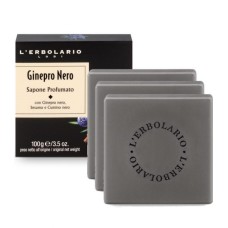 GINEPRO NERO SAPONE PROFUMATO SCATOLA LATTA 3 SAPONI DA 100 G EDIZIONE LIMITATA