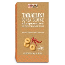 PUGLIA SAPORI TARALLINI AL PEPERONCINO CON OLIO EXTRAVERGINE DI OLIVA 180 G