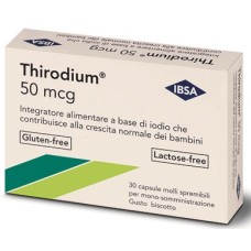 THIRODIUM 50MCG 30 CAPSULE SPREMIBILI MONO-SOMMINISTRAZIONE 7,54 G