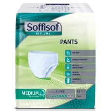 PANNOLONE SOFFISOF AIR DRY PANTS SUPER MEDIUM 10 PEZZI
