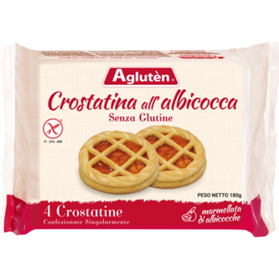 AGLUTEN CROSTATINA ALL'ALBICOCCA 180 G