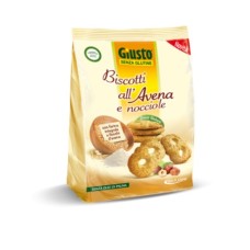 GIUSTO SENZA GLUTINE BISCOTTI ALL'AVENA CON NOCCIOLE 250 G