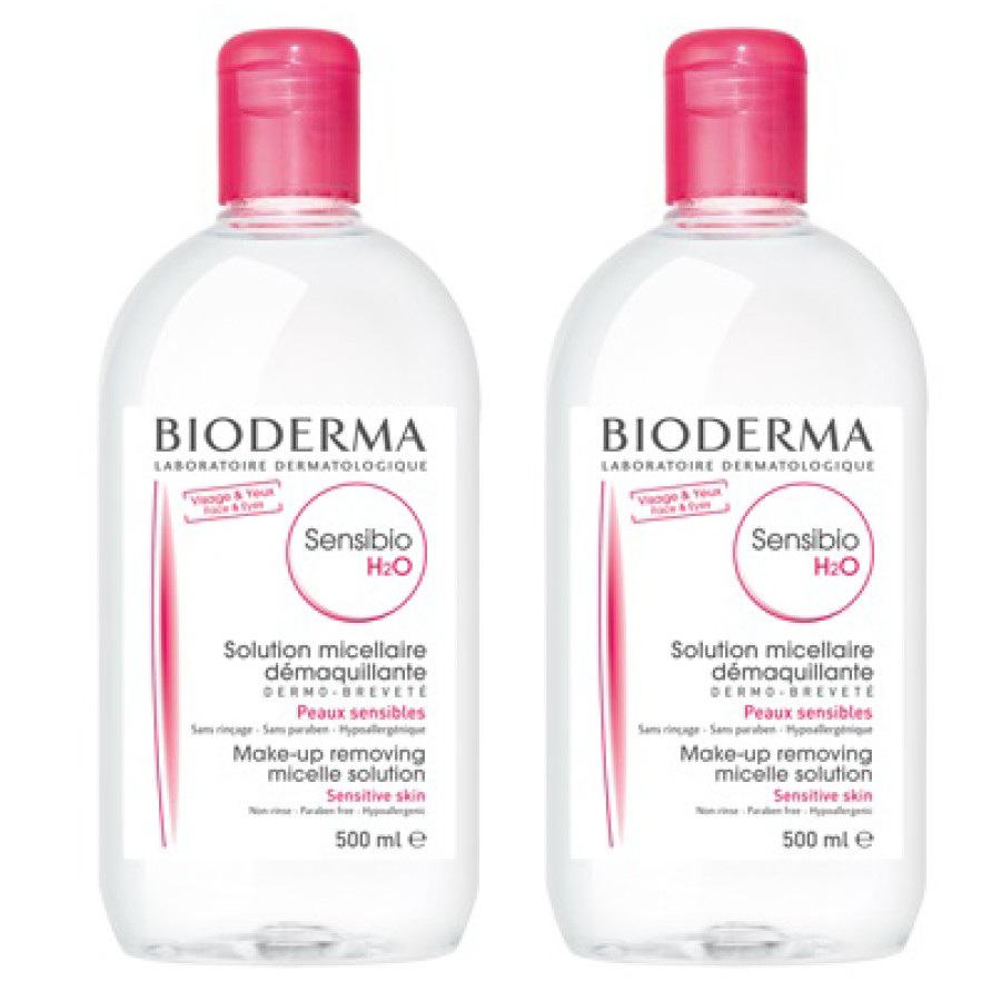 SENSIBIO H2O SOLUZIONE MICELLARE DETERTEGENTE 500ML + STRUCCANTE PELLE SENSIBILE 500 ML