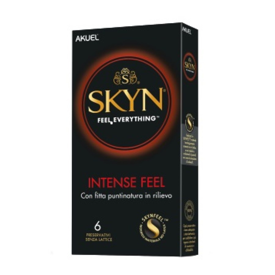 PROFILATTICO ANSELL AKUEL SKYN INTENSE FEEL B 6 PEZZI