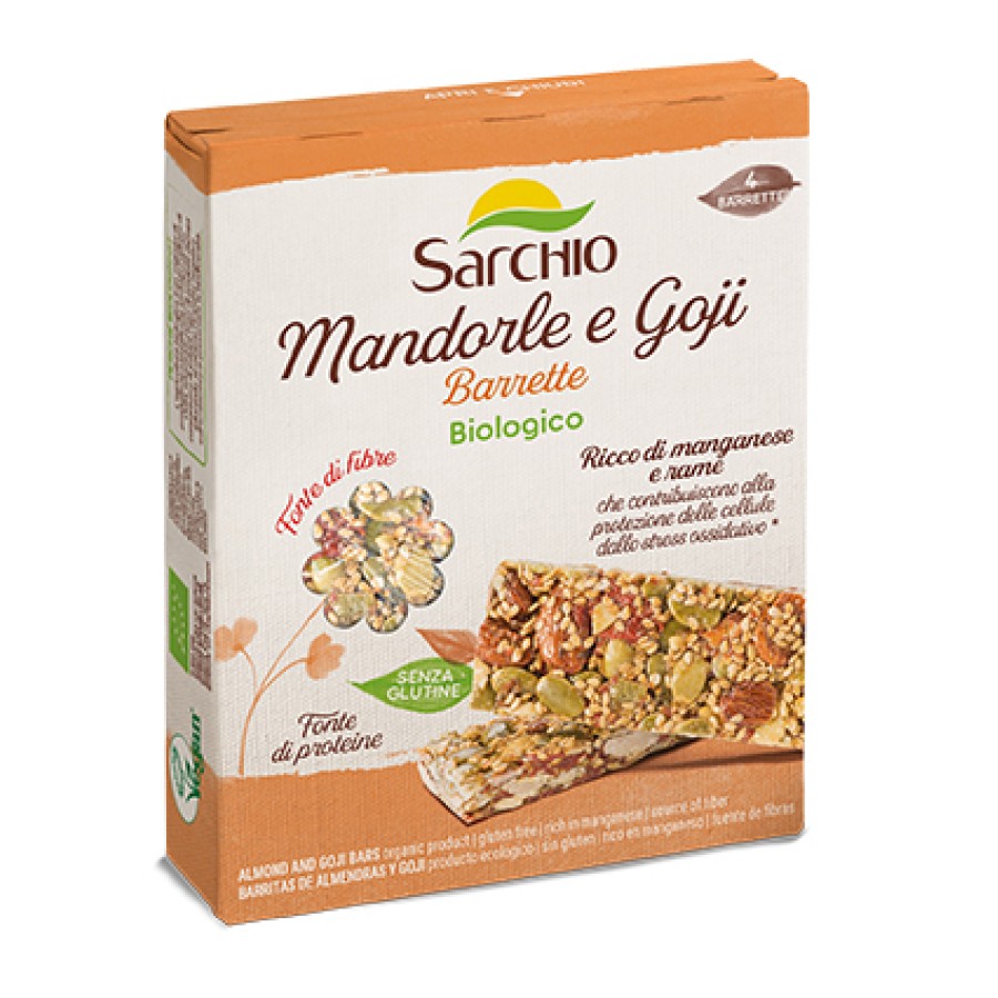BARRETTE MANDORLE E GOJI 4X20 G