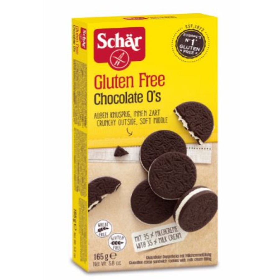 SCHAR CHOCOLATE O'S BISCOTTI 165 G