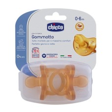 CHICCO GOMMOTTO IN CAUCCIU' 0-6 MESI 2 PEZZI