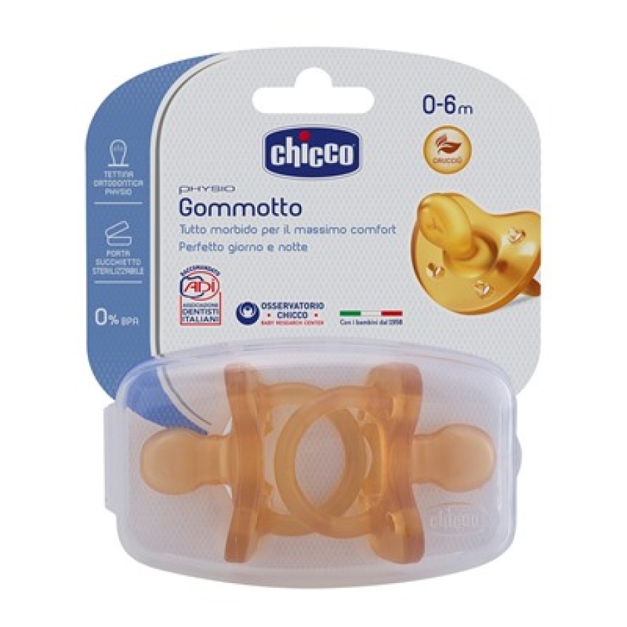 CHICCO GOMMOTTO IN CAUCCIU' 0-6 MESI 2 PEZZI
