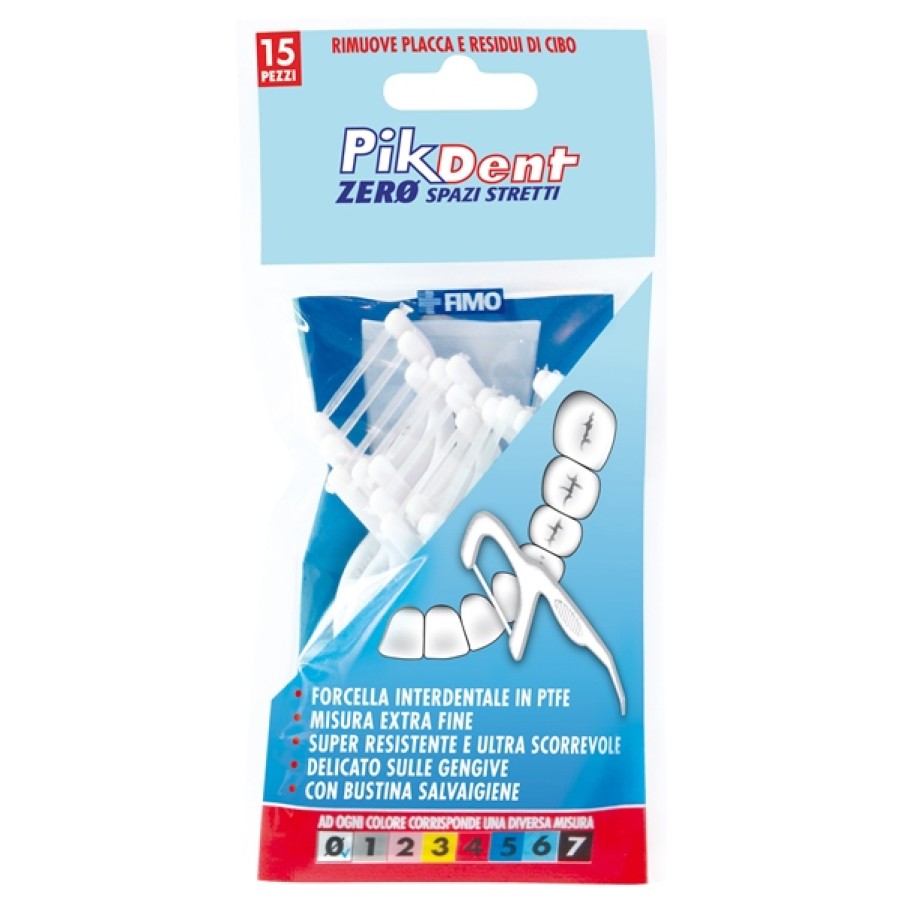 PIKDENT ZERO SPAZI STRETTI 15 FORCELLE INTERDENTALI
