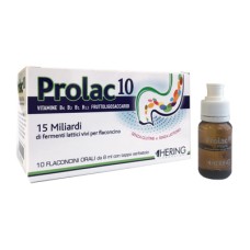 PROLAC10 FERMENTI LATTICI 15 MILIARDI 10 FLACONCINI 8 ML