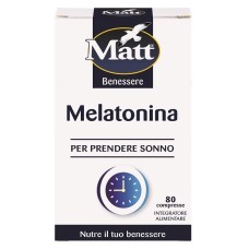 MATT BENESSERE MELATONINA 80 COMPRESSE