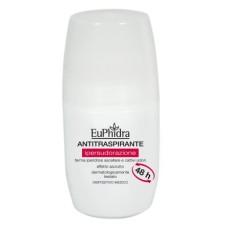 DEODORANTE IN EMULSIONE IN FLACONE ROLL-ON CON ASTUCCIO EUPHIDRA DEO ROLLON ANTITRASPIRANTE 50 ML