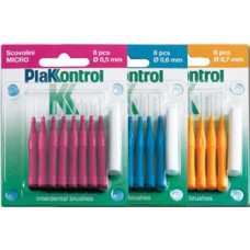 PLAKKONTROL SCOVOLINO CON MANICO MIDI 0,7 8 PEZZI