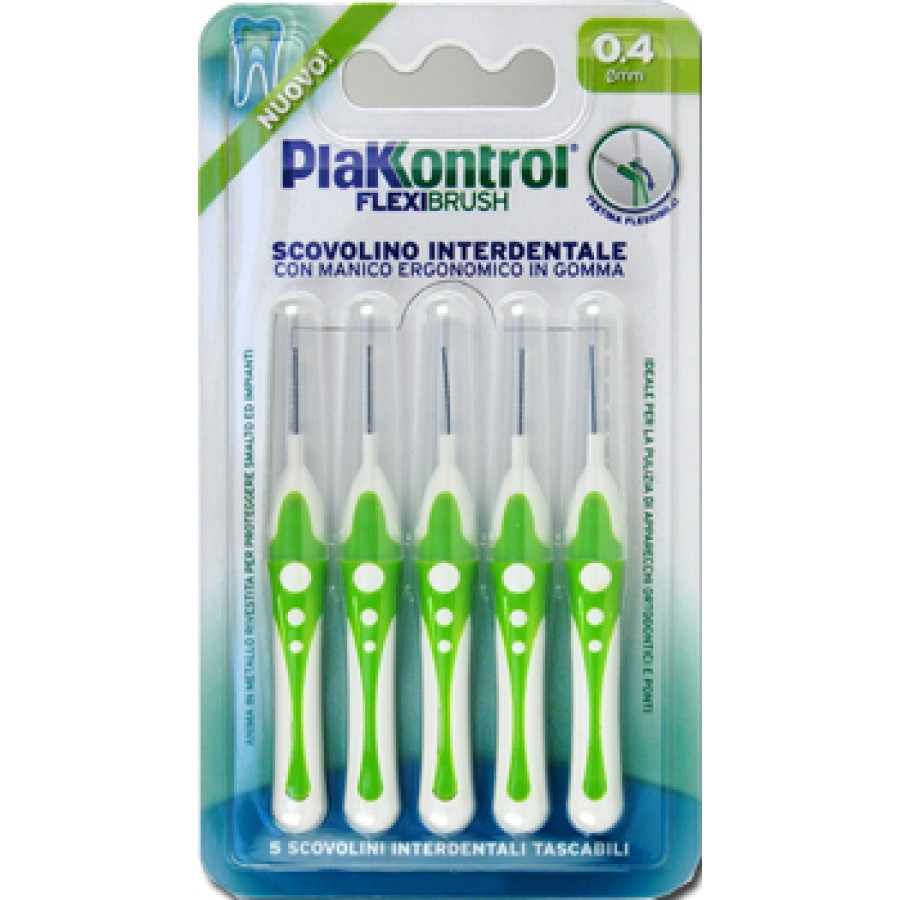 PLAKKONTROL SCOVOLINO INTERDENTALE FLEXI BRUSH04 BLISTER 5 PEZZI