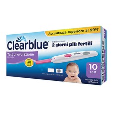 TEST DI OVULAZIONE CLEARBLUE DIGITALE 10 PEZZI
