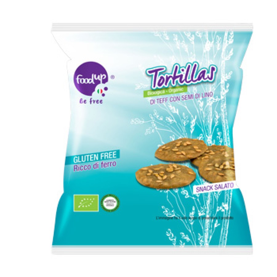 TORTILLAS DI TEFF CON SEMI DI LINO 35 G